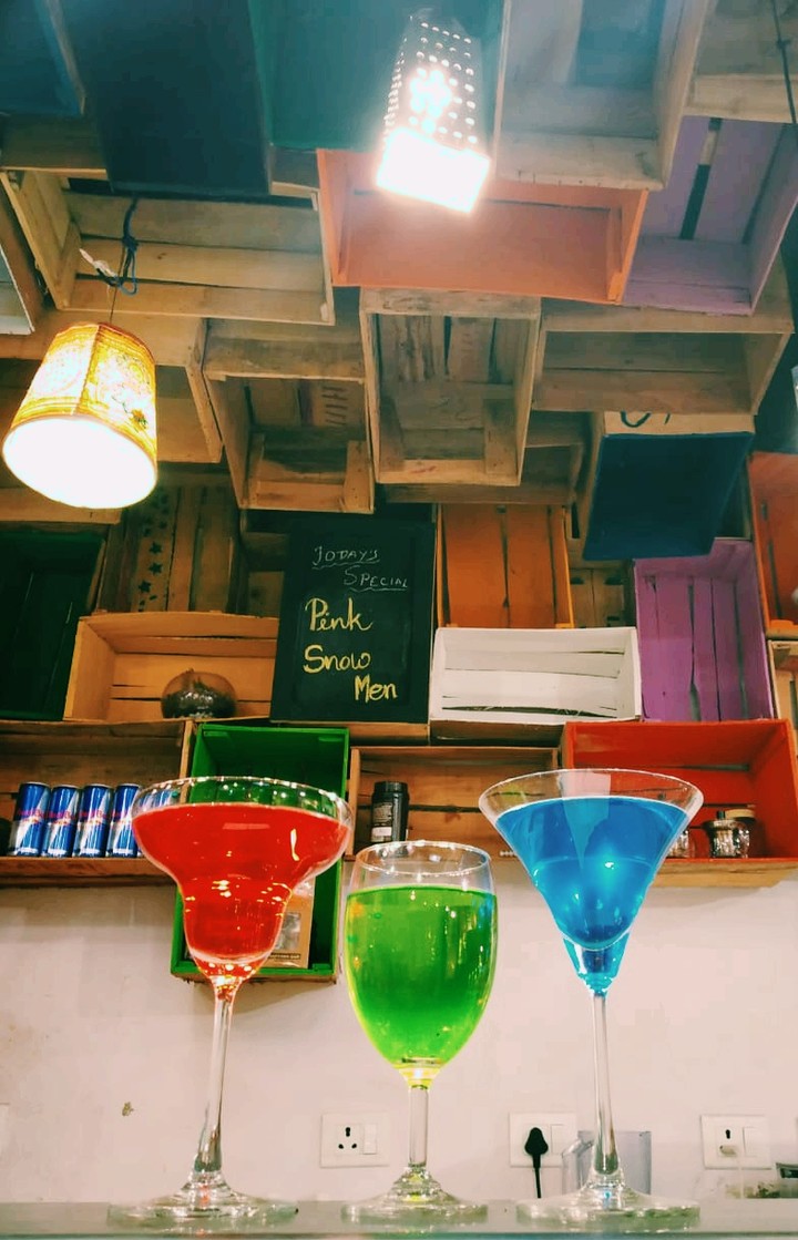 colourful drinks