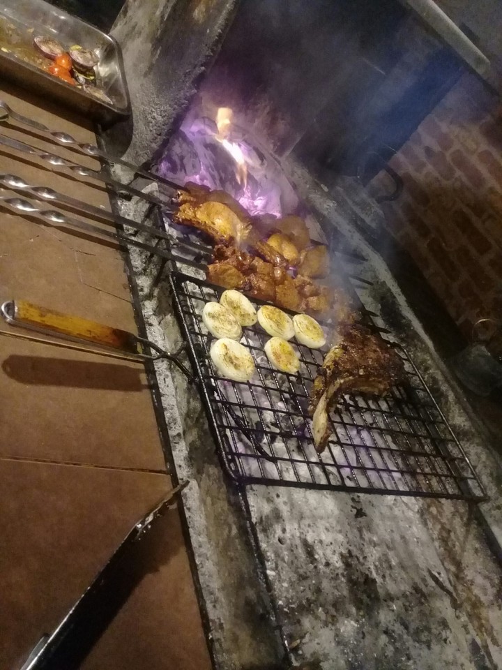 Мангал и мясо