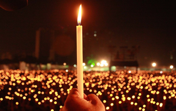 candle march. Justice For Ashifa