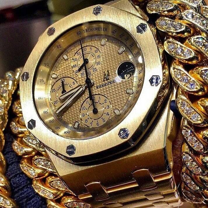 Audemars Gold Luxury Watch