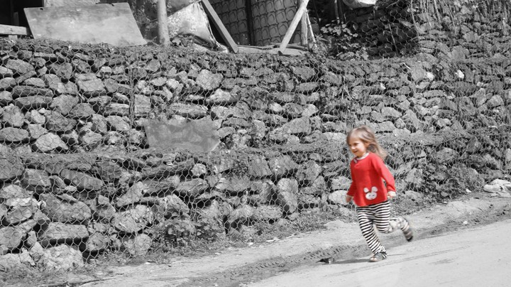 poor kid in mazandaran