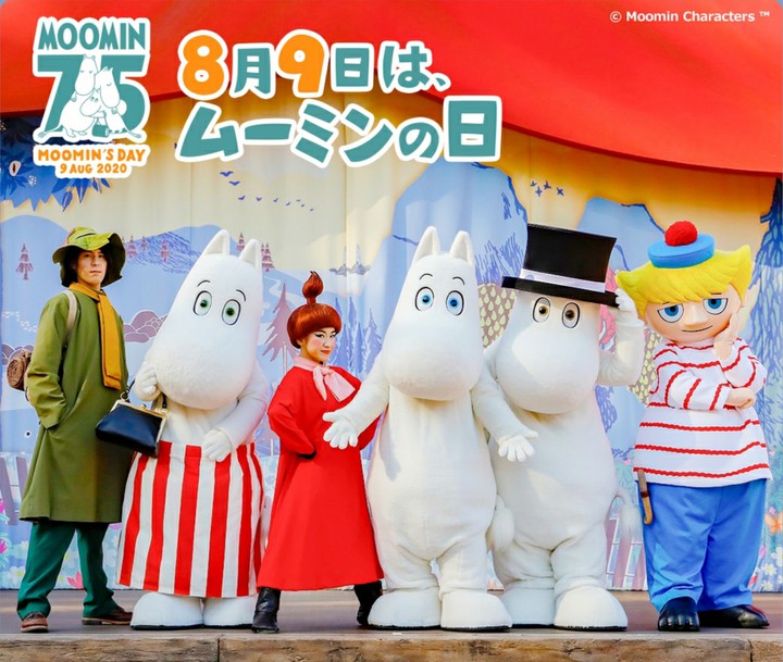 live Moomin characters