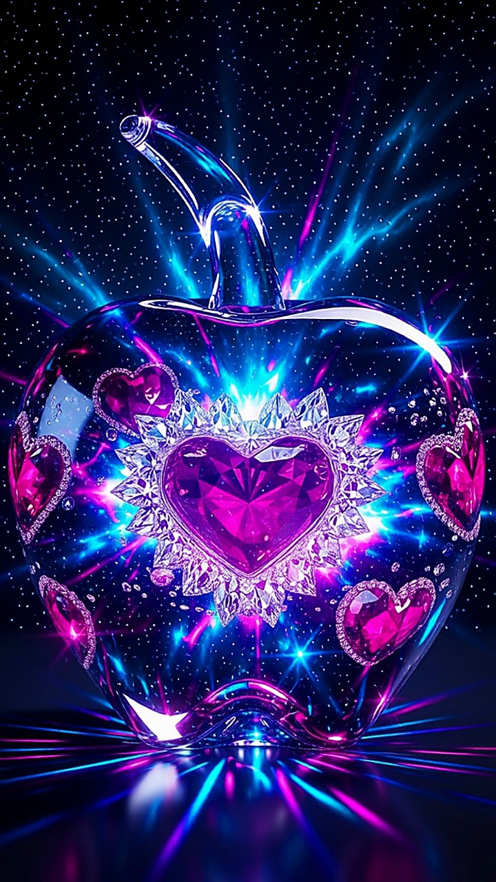 Heart shiny