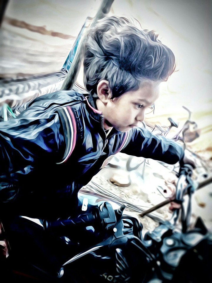 dashing boy
