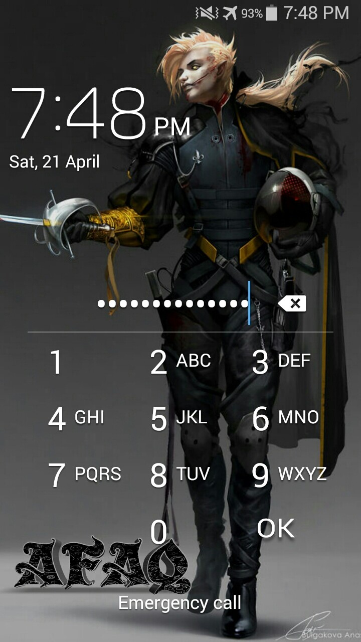 My lock screen wallpaper