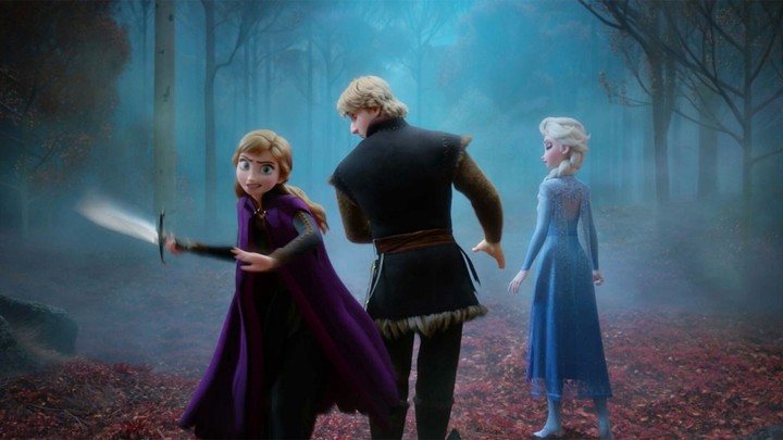 Anna, Kristof and Elsa  Frozen 2