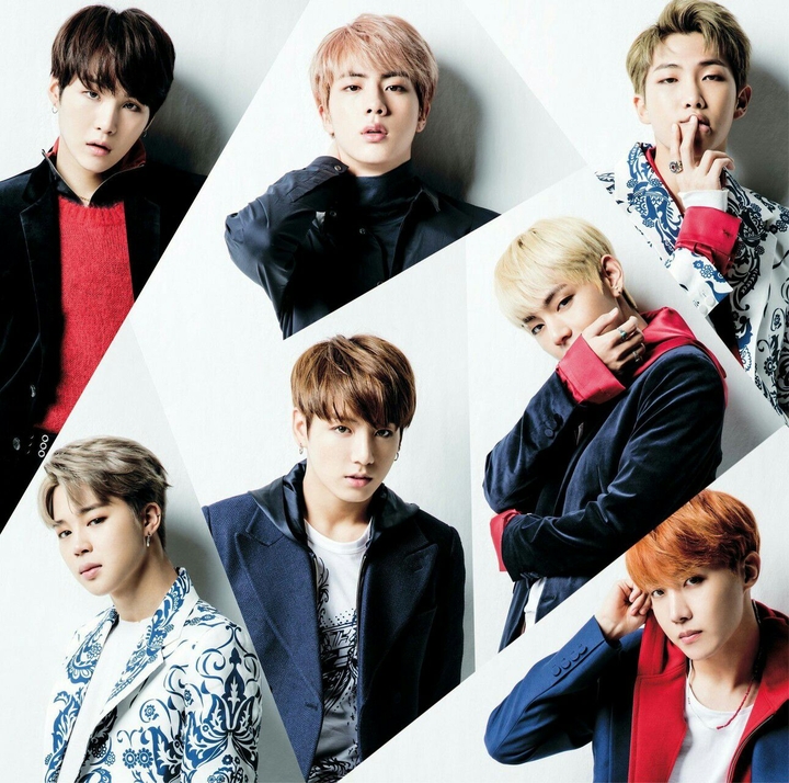 BTS Blood, Sweat and Tears Japan official photo.