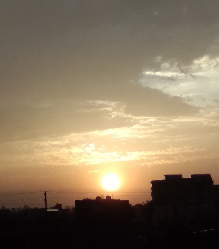 sunset...