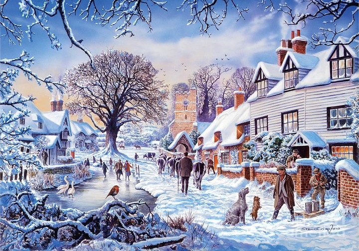 Village in Winter
