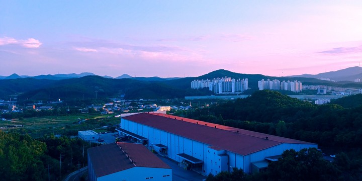 pink sky