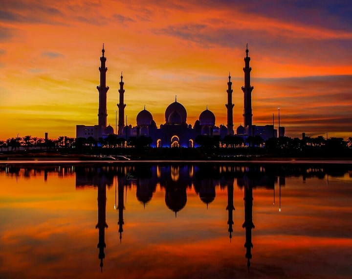 Sunset in Abu Dhabi