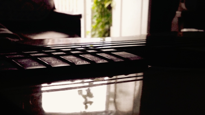 The scratched frets The rusted strings