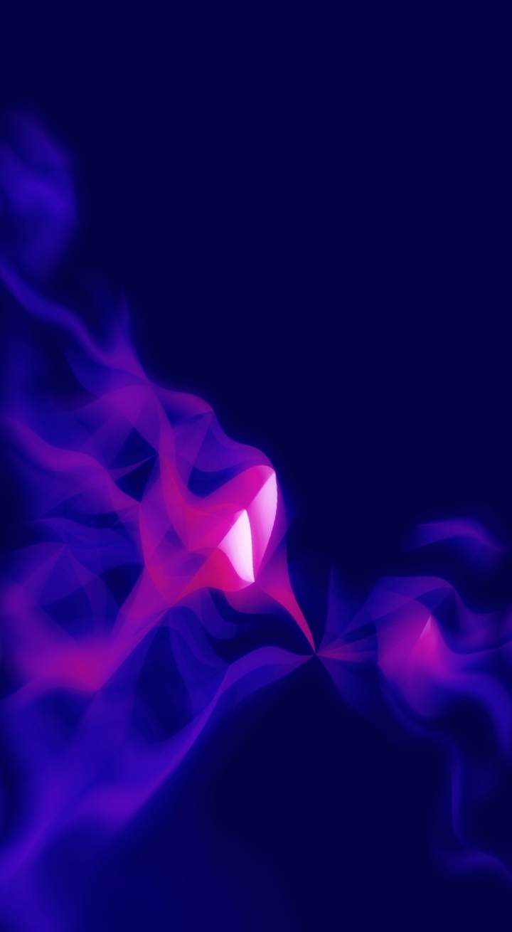 blue glow