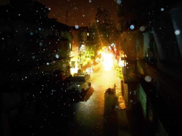 Make the feeling  of rain