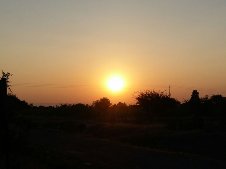 sun shining