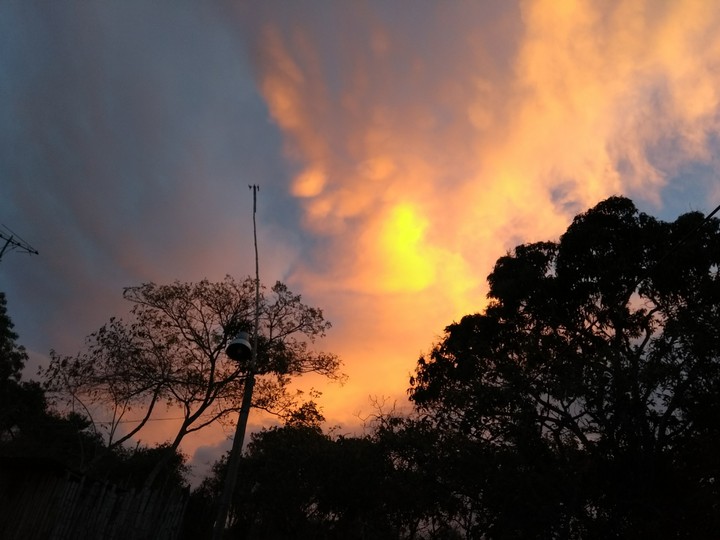 Atardecer.