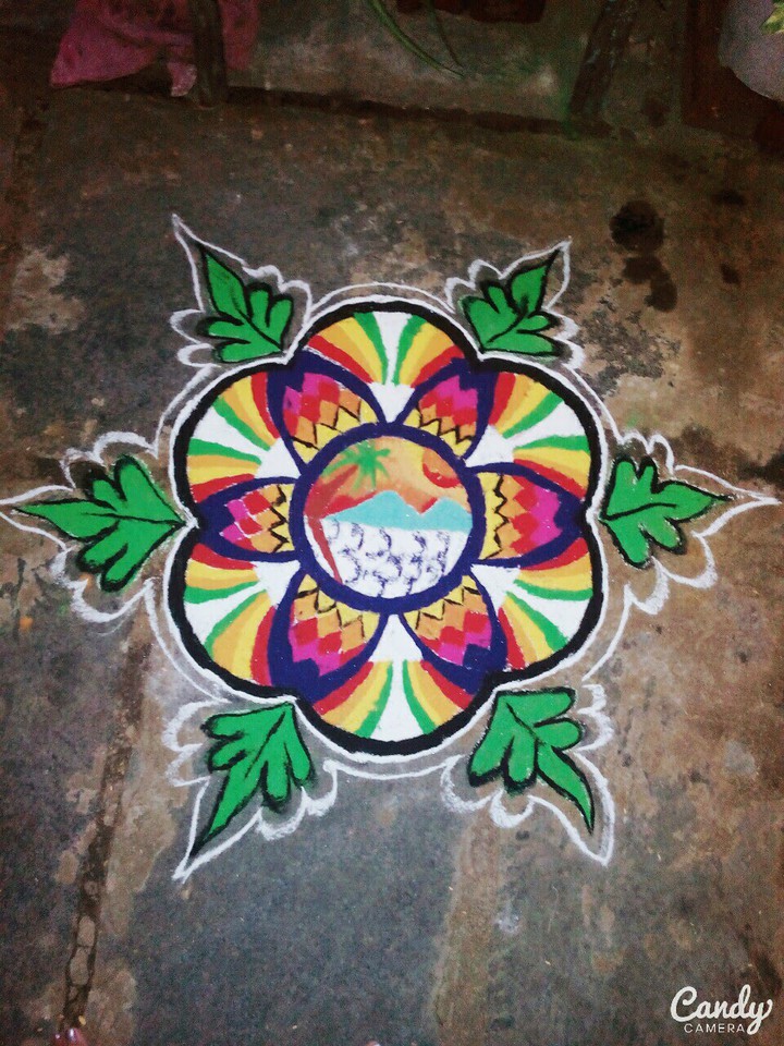 Rangoli by me  . .