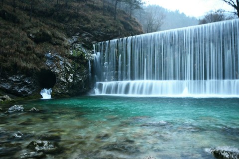 Waterfall in Friuli Venezia Giulia