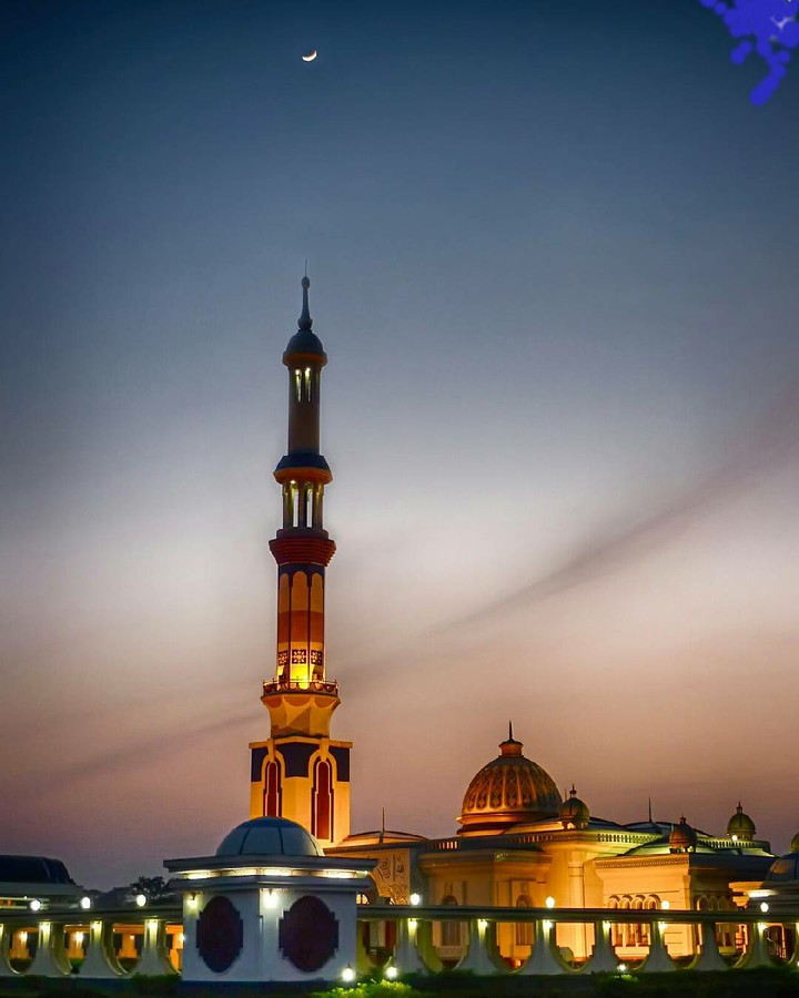 Mosque In Night