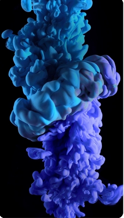 blauw pouder