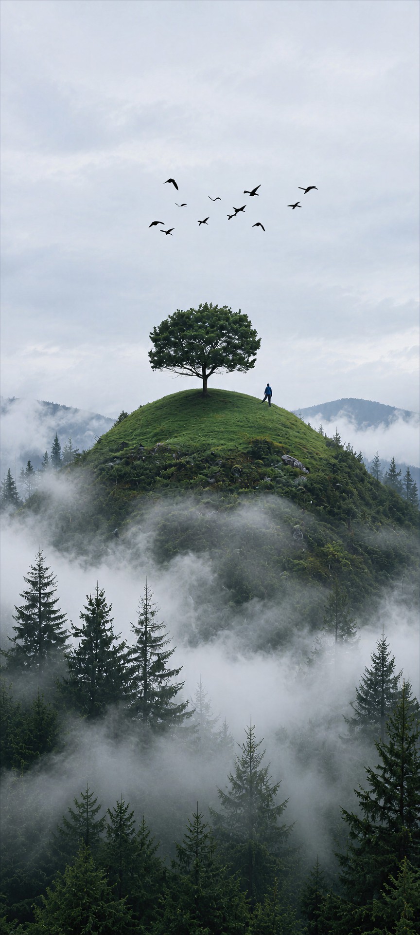 sunrise, mountain Hintergrundbilder
