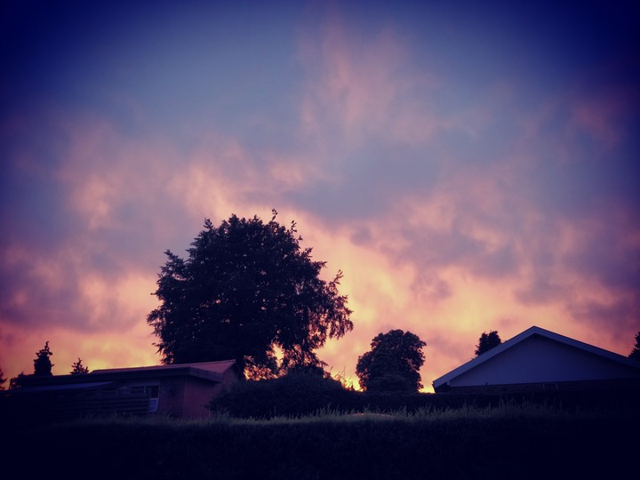 Sundown in Denmark 