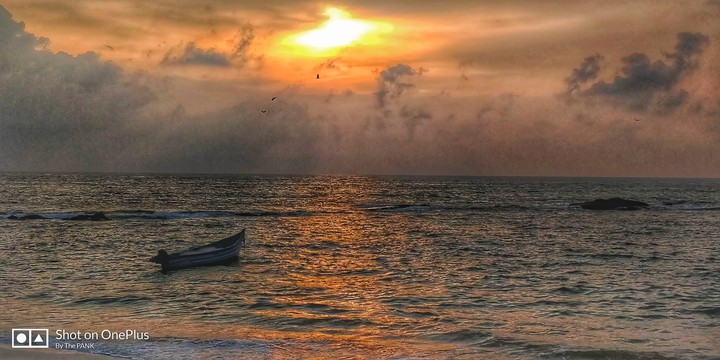 Sunset on the beach