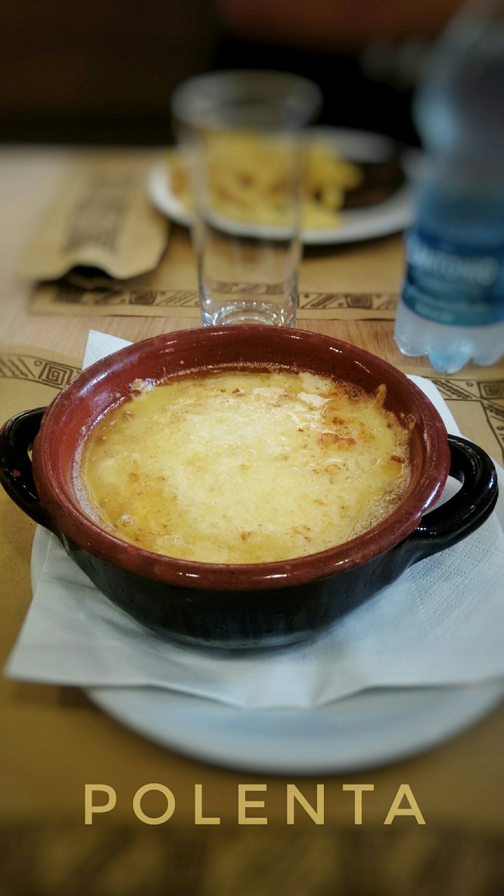 Traditional cooking: "polenta concia"