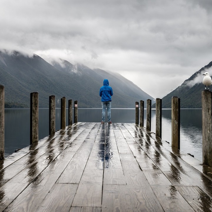Alone boy