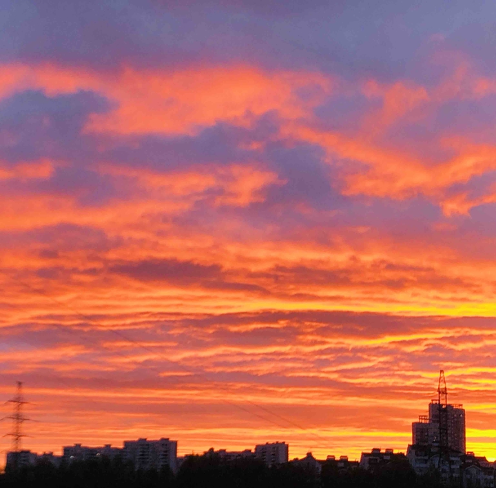 Red sky