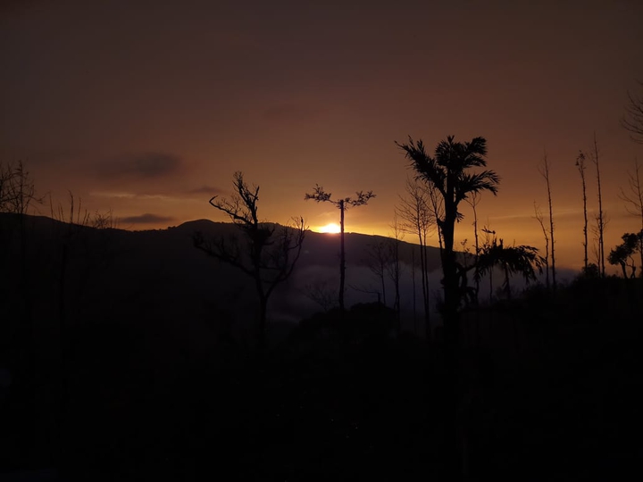 morning from a mountain