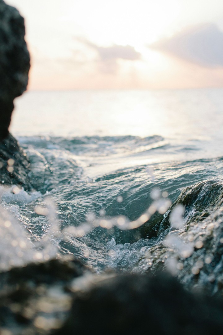 rough water