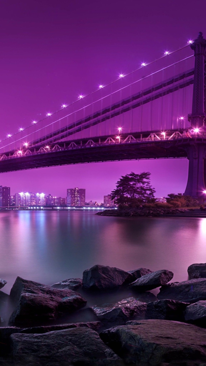 purple sky