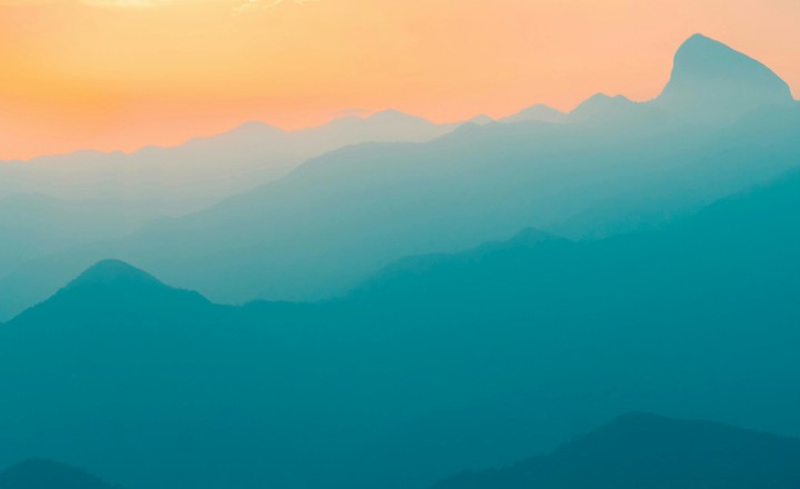Mountains in Brazil Sunrise