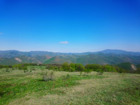 Top of balkan mountain