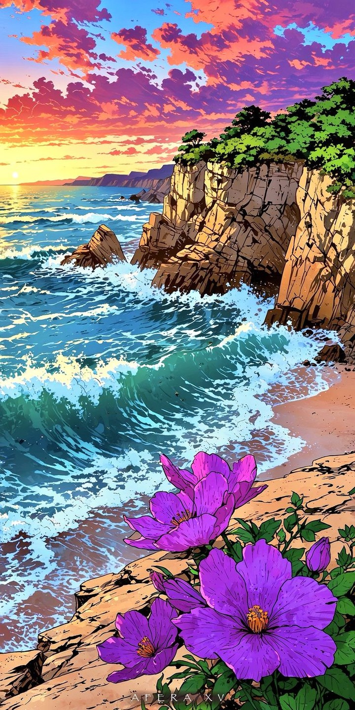 tropics, coast Hintergrundbilder