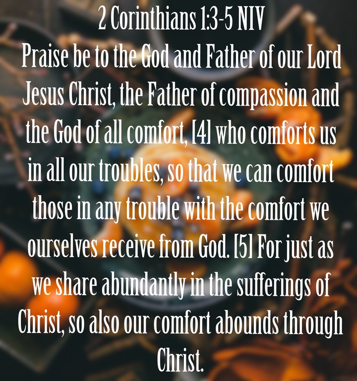 God our comforter