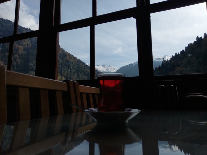 Zil Kale Rize'de çay keyfi