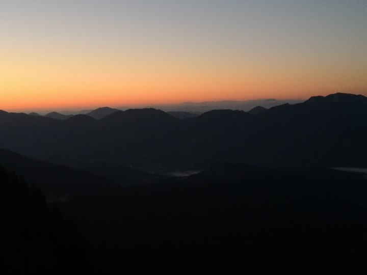 Alps in the morning