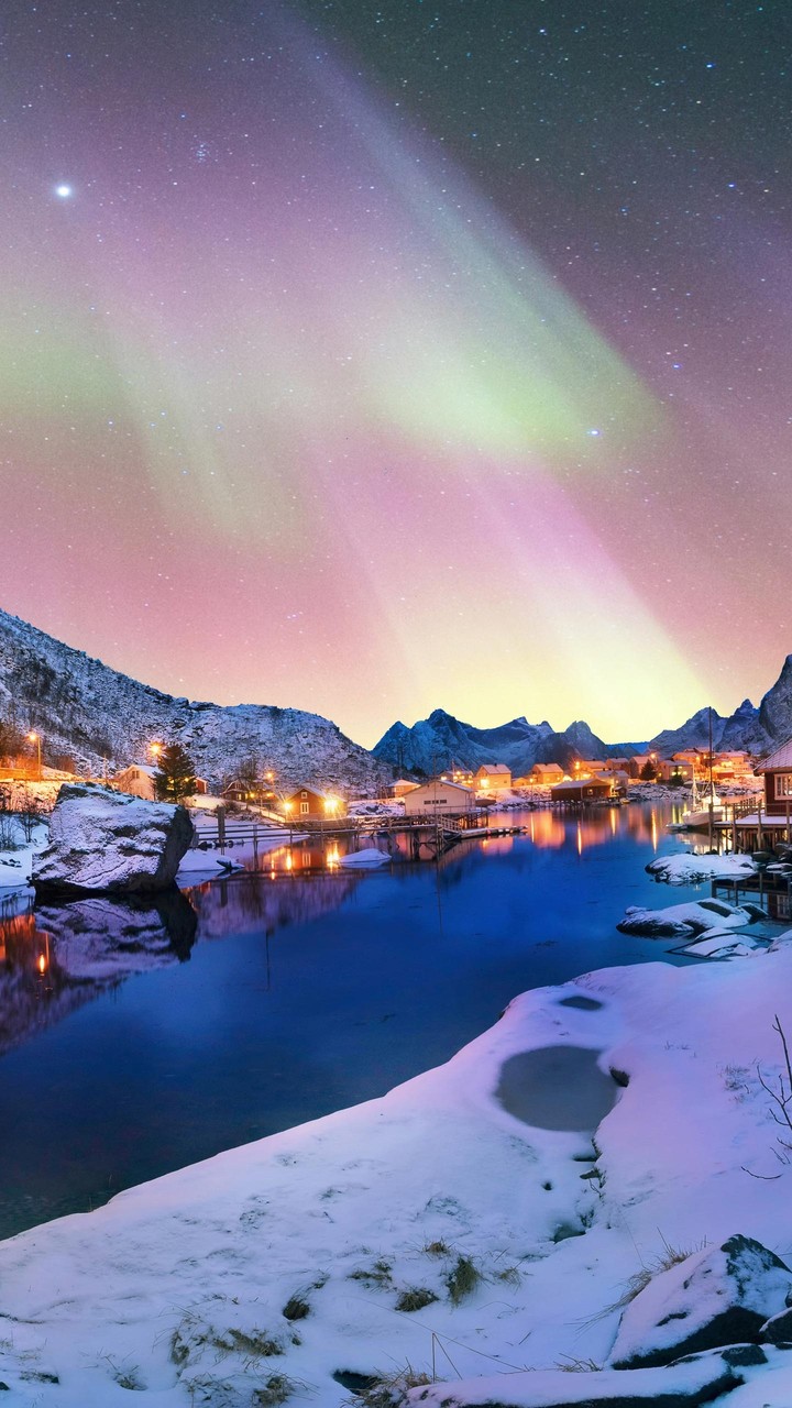 beautiful nordic winter