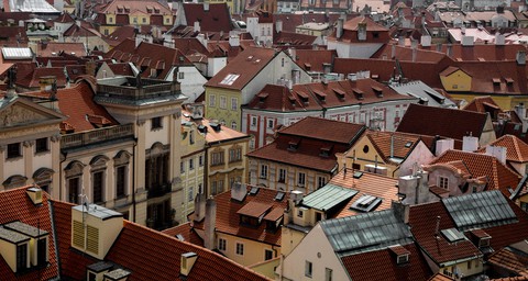 Prague rooftop