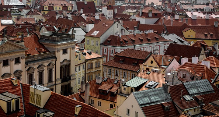 Prague rooftop