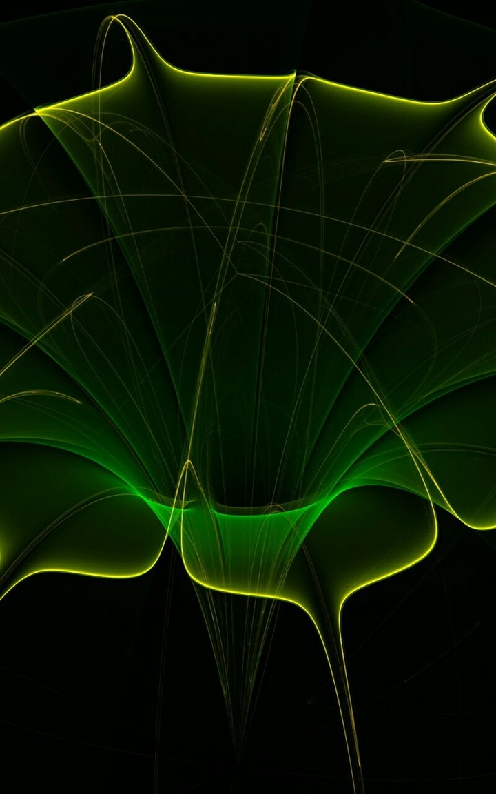 green laser background