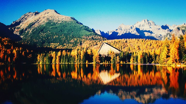 Beautiful lake scenary