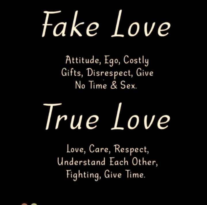 FAKE love