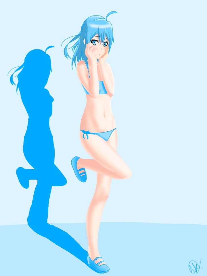 blue