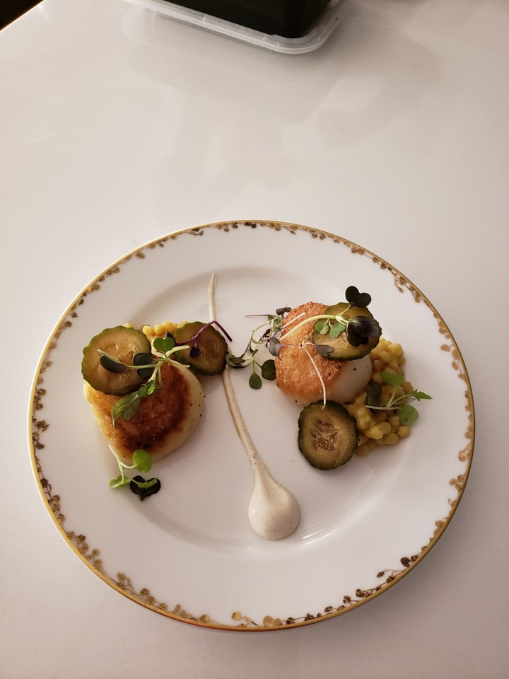 scallop salad