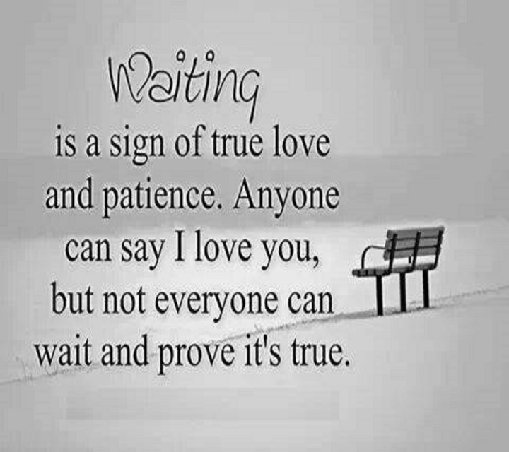Waiting is..