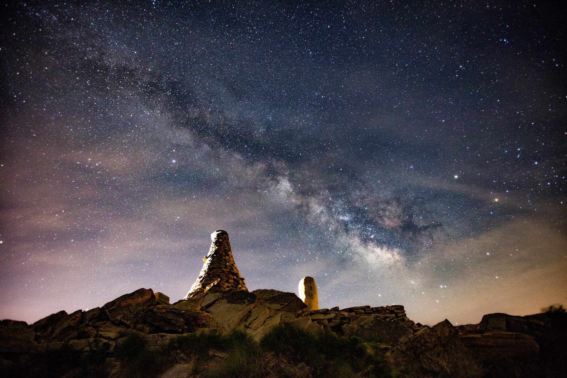 Galaxy on the sky
