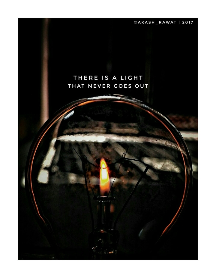 there is a light that never goes out